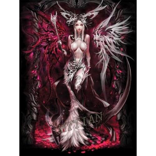 Full square/round 5D DIY diamond painting Fantasy fairy woman Embroidery Pattern resin Cross stitch kit mosaic room decor gifts