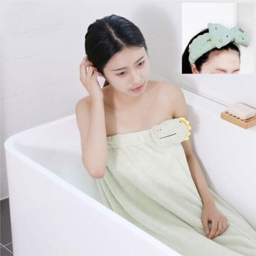 Popular Online Can Be Worn Wrapped Women Bath Skirt Magic Adult Coral Fleece Bath Towel Skin-Friendly Soft Absorbent Beach Towel