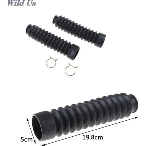 2Pcs/Set Motorcycle Front Shock Fork Rubber Boots Dust Jacket Cover For Motor Dirt Bike