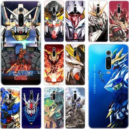 Hot Gundam Anime Silicone Case For Xiaomi Mi Note 10 9T CC9 E 9 Pro A3 Lite Play Redmi Note 8T 8 8A 6 Pro 6A 4X Fashion Cover