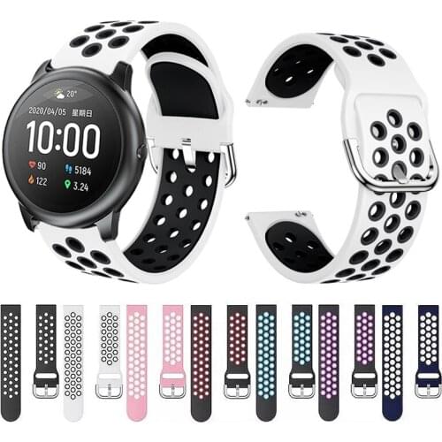 Silicone Watchband Strap for Xiaomi Haylou Solar LS05 Band Smart Bracelet for Xiaomi Haylou Solar LS05 Wristband Sport Correa