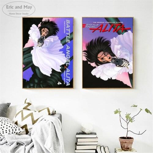 Slideshow Battle Angel Alita Deluxe Posters And Prints Canvas Art Decorative Wall Pictures For Living Room Home Decor Painting