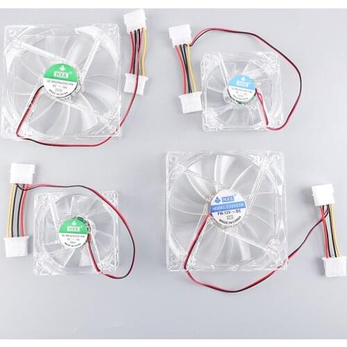 LED Blue Light Lantern Computer Cooling Power Supply Chassis 8025 Fan Accessorie