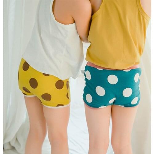 Kids Underwear Cotton Panties Shorts toddler Girls thong Boys Boxers Baby Short Briefs Fashion new Children cute Dots Underpants
