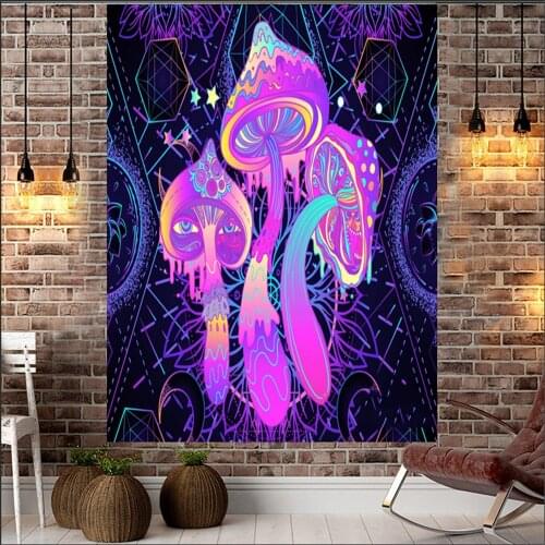 Starry Night Galaxy Decor Psychedelic Tapestry Wall Hanging Indian Mandala Tapestry Hippie Chakra Tapestries Boho Wall Cloth