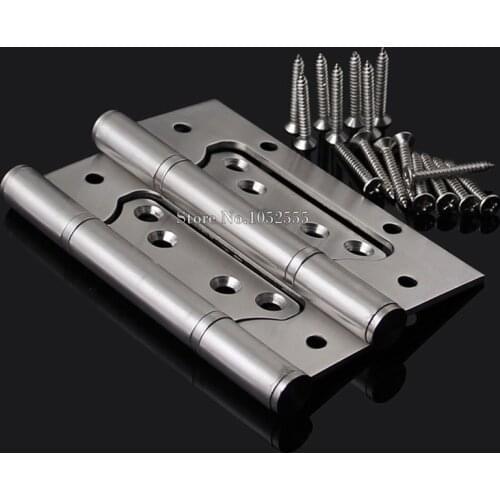 1Pair=2PCS 5Inch Stainless Steel Door Hinges Heavy Duty Hinges Mute Door Project Auxiliar Hardware Home Decorating Accessories