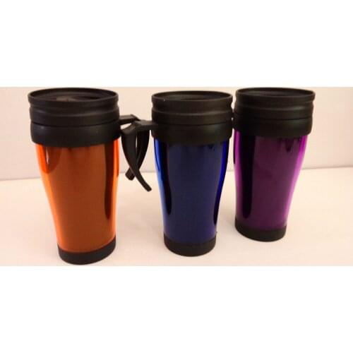 1PC water bottle Portable Pot 500ml double layer plastic insulation coffee water bottle KM 3148