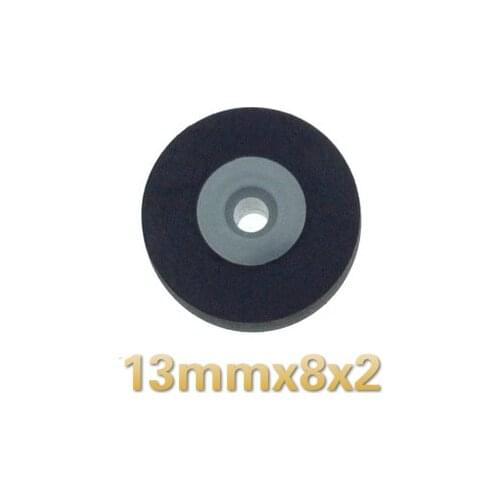 13mmx8x2 for walkman wheel belt pulley rubber audio pressure recorder cassette deck pinch roller tape Stereo player