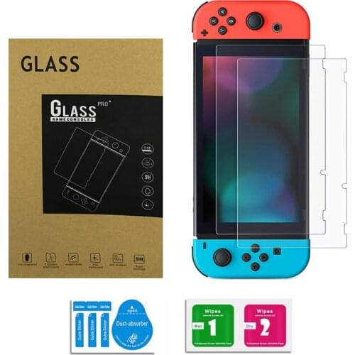 2pcs Tempered Glass Screen Protector For Nintendo Switch NS Screen Film Sticker Decal