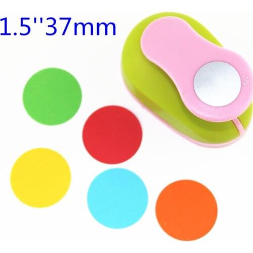 3.5cm DIY Paper Printing Card Cutter Scrapbook Shaper Large-scale Embossing device Hole Punch Kids Handmade Craft gift YH16
