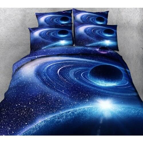 3D Bedding Set for Bed Duvet Cover Set Twin Full Queen King Size Bed Set Starry Galaxy Printed Sheet Bed Home Textiles