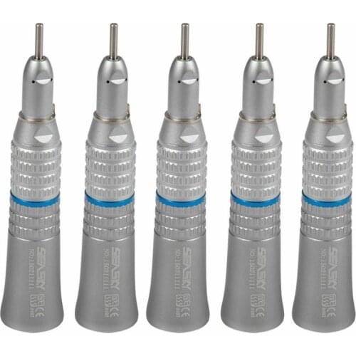 5*Dental Slow Low Speed Handpiece Straight Nose cone fit NSK E-type Motor HP