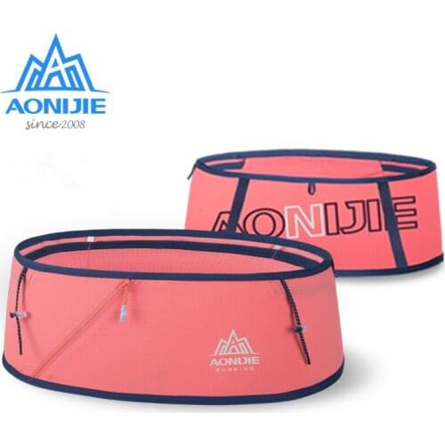 AONIJIE W8101 Hydration Running Belt Waist Pack Travel Money Bag Trail Marathon Gym Workout Fitness Mobile Phone Holder 250ml