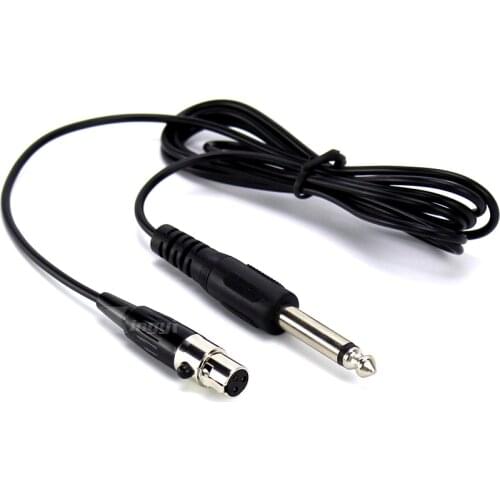 TA3F Mini XLR 3 Pin to 6.5mm 1/4" Jack Guitar Audio Cable Instrument Wire For AKG Wireless PW PT 40 45 60 61 DPT 70 700 800 CT3