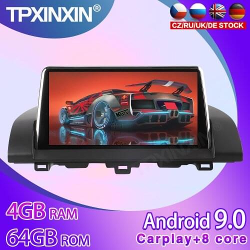 4+64G Android 9.0 Car GPS Navigation For Honda Accord 10 Head unit Multimedia player Auto Radio Tape Recorder IPS DSP