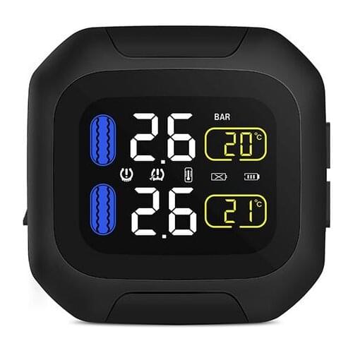 GoPro Bike Wireless Motorcycle TPMS Tire Pressure Monitoring System Motor Tyre LCD Display Internal or External TH/WI Sensors