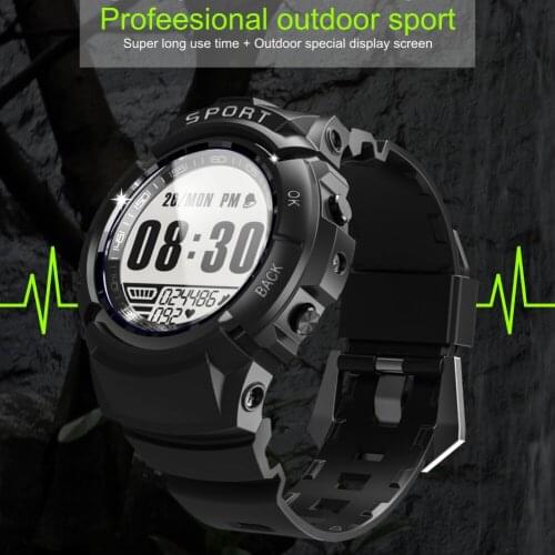 Fitness Tracker Blood Pressure For Man Set Alarm Intelligent Waterproof Calorie Pedometer Watch With Record mileage Acitvity
