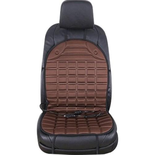 Heating Automobile Vehicle 12v Automobile Cushion Backrest Heating Cushion Vehicle Electrothermal Chair Pad Set Car Seat Cushion