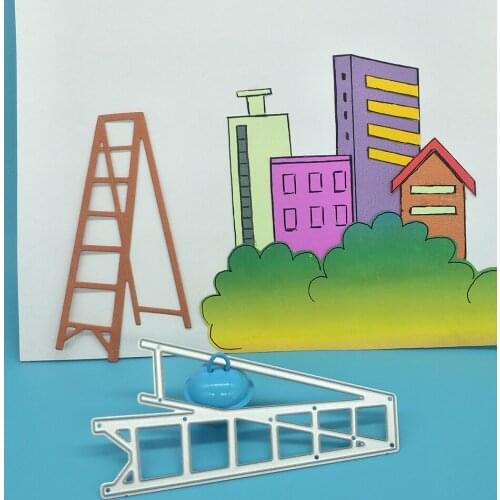 Herringbone ladder, ladder, staircase metal cutting mold, scrapbook, photo album decoration, DIY handmade art