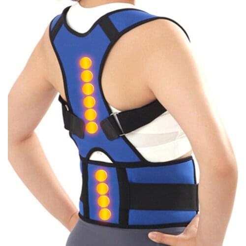 Magnetic Upper Back Posture Corrector Shoulder Brace Lumbar Support Spine Belt Adult Corset Correction Body Health Care Belt