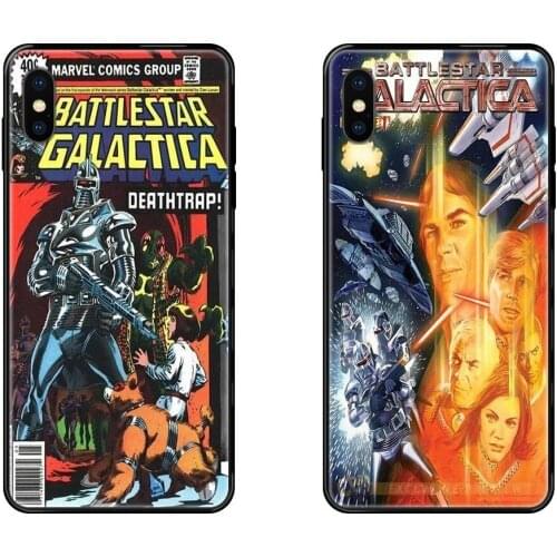 Battlestar Galactica Poster For Xiaomi Redmi Note 4 5 5A 6 7 8 8T 9 9S Pro Max Black Soft TPU Phone Cover Case For Kid