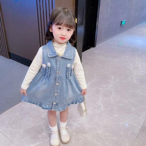 Girl Dress Floral Pattern Girls Party Dress Kids Spring Autumn Child Dress Toddler Childrens Clothing