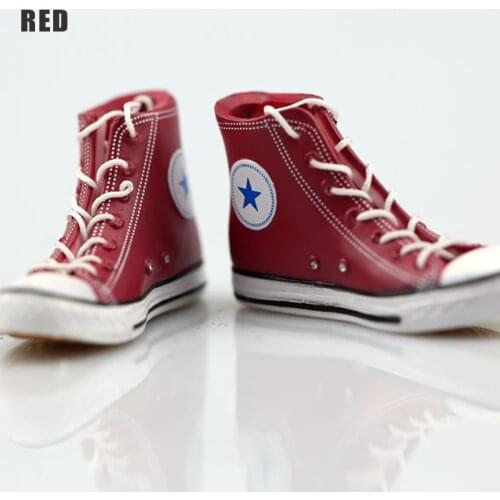 RD ZYTOYS 1/6 Scale High Sports Doll shoes sneakers clothing accessories canvas slippers Hollow Fit 12 Inch Phicen Action Figure