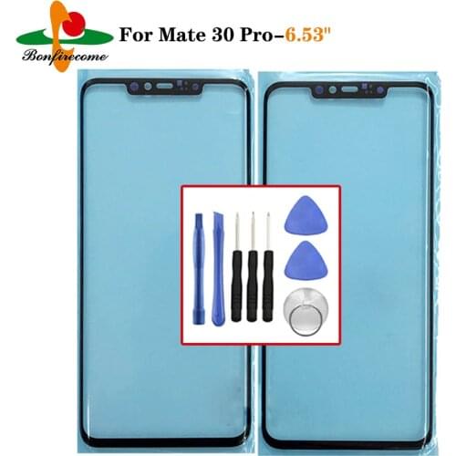 TouchScreen For Huawei Mate 30 Pro LIO-AL00 LIO-TL00Front Touch Screen Glass Outer Lens Replacement