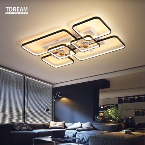 Modern Ceiling Fan with Silent Ceiling Led Light Bedroom Dining Room Living Room Light Torch Ceiling Fans Light