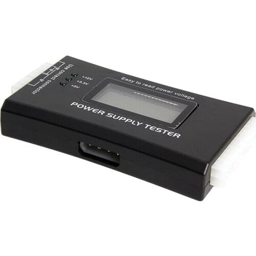 Computer Mainframe Power Supply Tester ATX BTX ITX TFX Power Supply LCD Liquid Crystal Display Case Power Supply Tester