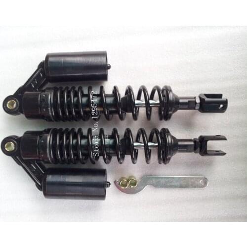 All black 7mm spring 320mm REAR AIR/NITROGEN SHOCK ABSORBERS for HONDA CB400F Yamaha