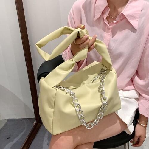 High Quality Women Pu Leather Chain Handbags Fashion Ladies Small Purse Shoulder Bags Designer Female Casual Tote Crossbody Bag