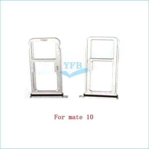 10pcs For Huawei Mate 10 Mate10 Pro lite SIM Card Tray Sim Slot Holder Reader Adapter Spare Parts