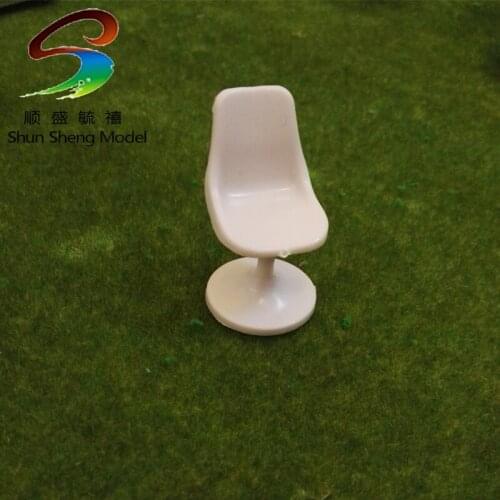 20pcs Inner room Model white computer chair scale 1:25PF089