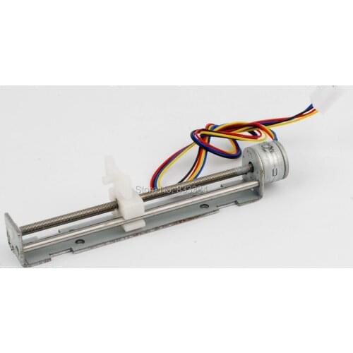 Dc 4-9v 500mA 2 Phase 4 Wire Drive Stepper Motor Screw with Nut Slider Step Angle 18 degree