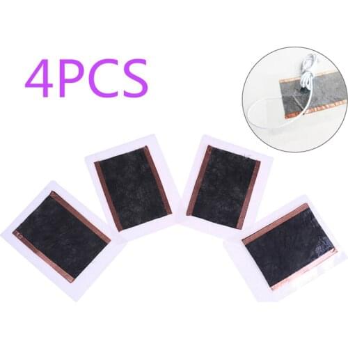 4PCS DIY USB Heating Heater Winter Warmer Heating Pads Portable Plate For Shoes Mouse Gloves Pad Outdoor Without Cables