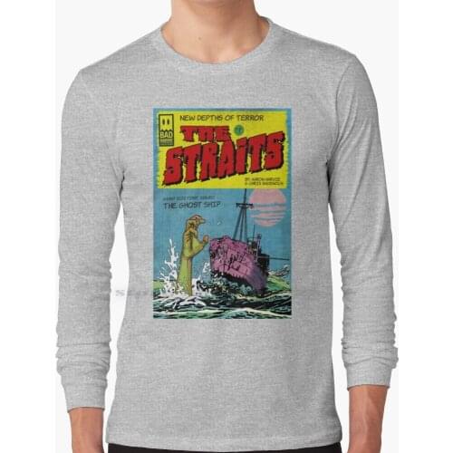 Badharvie " The Straits " Long Sleeve T Shirt 100% Pure Cotton Big Size The Straits Badharvie Horror Comic Graphic Novel