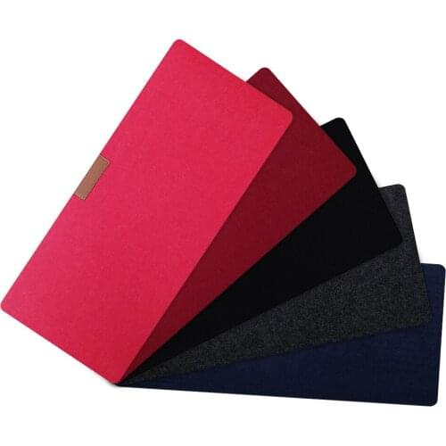 3 Colors Large Office Computer Desk Mat Modern Table Keyboard Mouse Pad Wool Felt Laptop Cushion Desk Mat Gamer Mousepad Mat