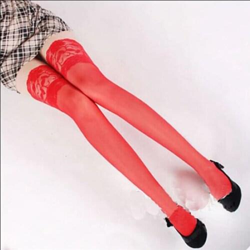 COCKCON Women's White Stockings