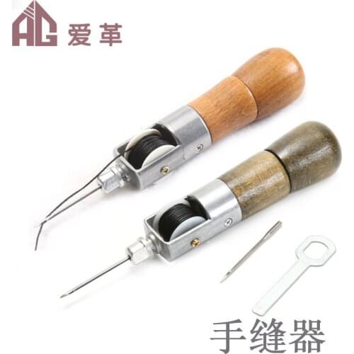 DIY Leather Toold Sewing Needle Hand Machine Leather Stitching Carving Needle Device