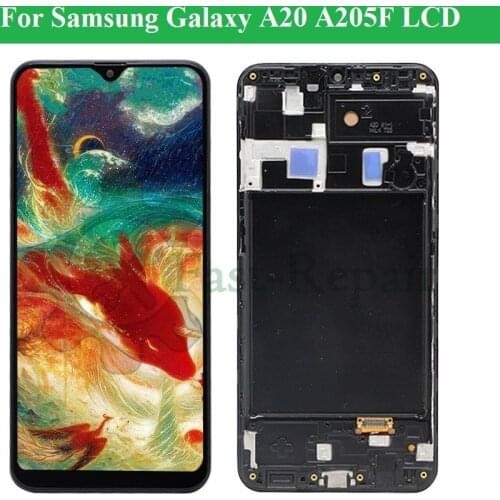 Incell For Samsung Galaxy A20 A205 SM-A205F LCD Display Touch Screen Digitizer Replacement for Samsung A20 A205 A205F lcd