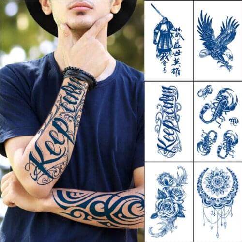 Image Totem Juice Ink Tattoos Body Art Waterproof Temporary Tattoo Sticker For Men Women T1939
