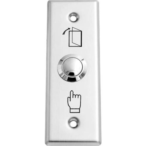 Push Exit button for door Access control,Stainless Steel material ,Dimensions: 91Lx28Wx20H(mm) ,min:1pcs