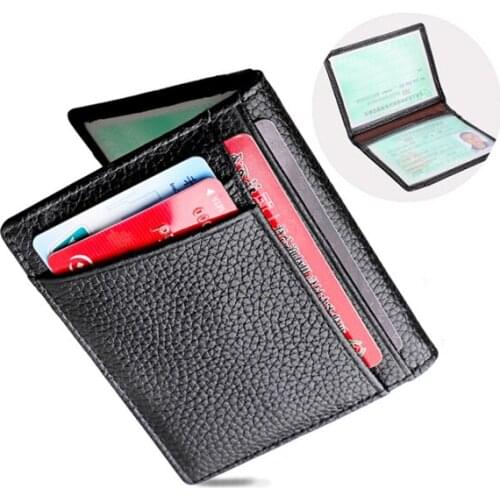 Ultra Thin Mini Wallet Mens Small Wallet Business PU Leather Magic Wallets High Quality Coin Purse Credit Card Holder Wallets
