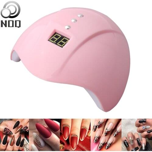 NOQ Mini5B Portable UV Lamp For Nails Dryer 12Pcs Leds Nail Machine LED Nail Lamp For Manicure Drying Gel Polish LCD Display