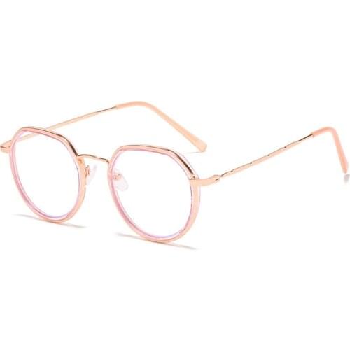 Metal Frame Optical Glasses Men Anti Blue Light Eyeglasses Women Computer Spectacles Transparent Gaming Lunettes De Soleil