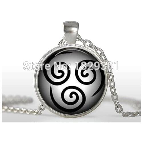 Avatar the Last Airbender Pendant Air Nomad Jewelry Glass Dome Pendant Necklace HZ1
