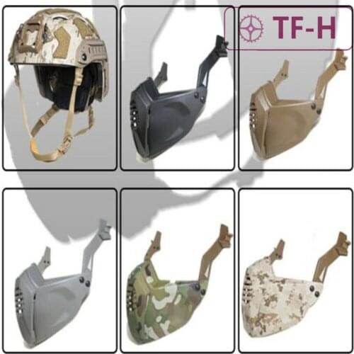 FMA SF Mask Half Mask For Tactical Airsoft Fast SF Helmet TB1355 Outdoor Game Protection Face Gift