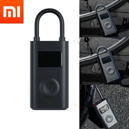 Xiaomi Mijia Portable Smart Home Digital Tire Pressure Detection Electric Inflator Pump for Bike Motorcycle Car Football