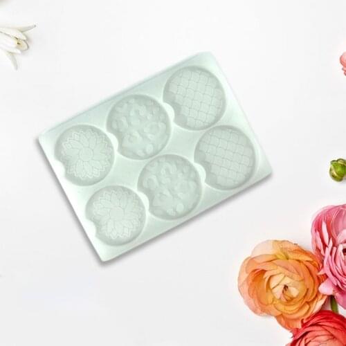 Ghost Face Fish Scale Car Coaster Mold Serving Board Silicone Mold Jewelry Making Home Decoration Mold Suitable T21F